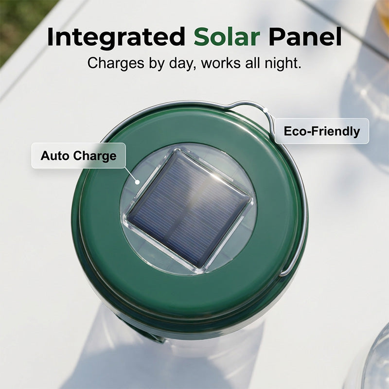 Solar-powered wasp trap for patios and gardens