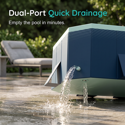 Non-inflatable swimming pool