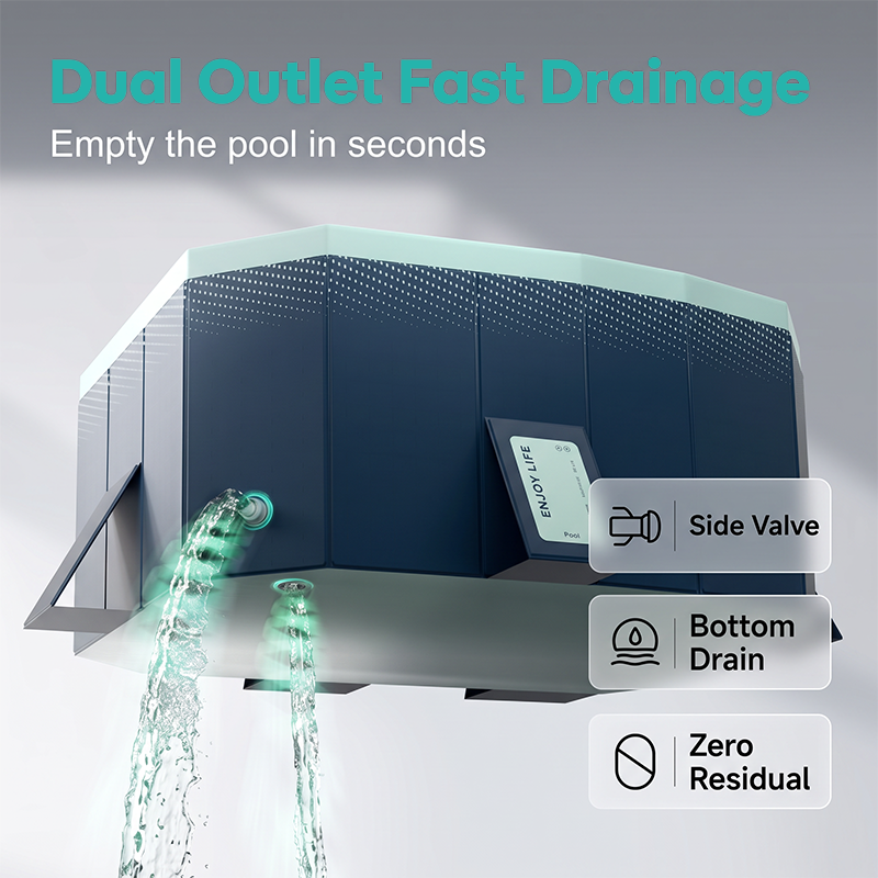 Non-inflatable swimming pool