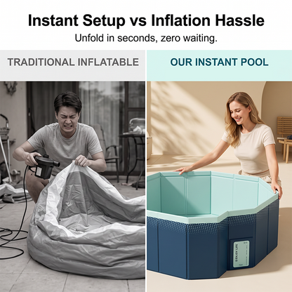 Non-inflatable swimming pool
